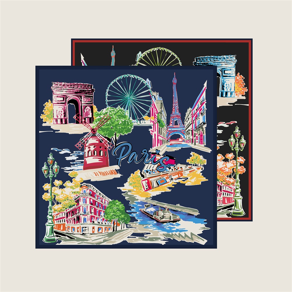 90CMTwill Silk Scarf Women Dou - Silk Scarf Square recension och pris