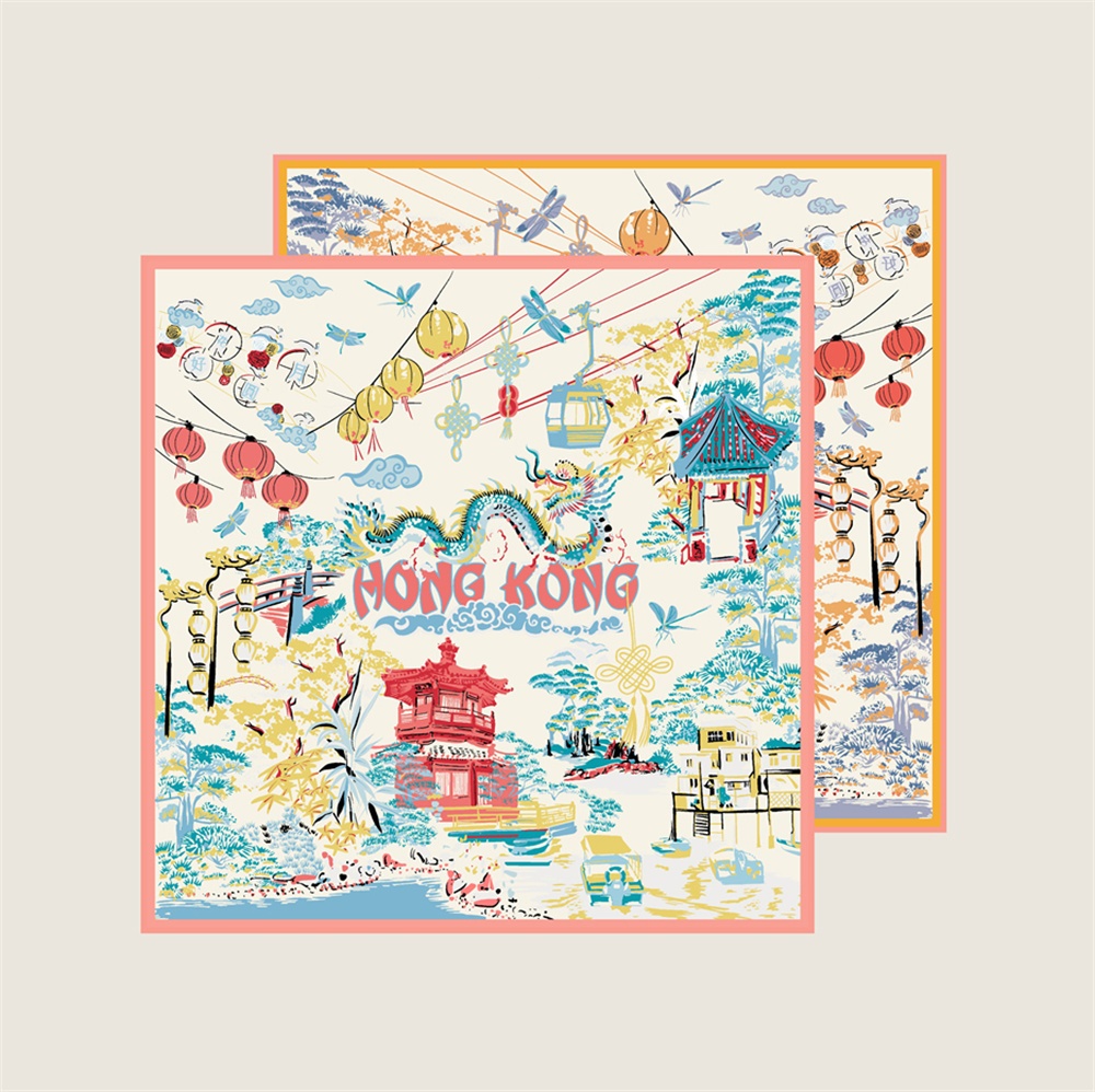 90CMTwill Silk Scarf Women Dou - Silk Scarf Square recension och pris