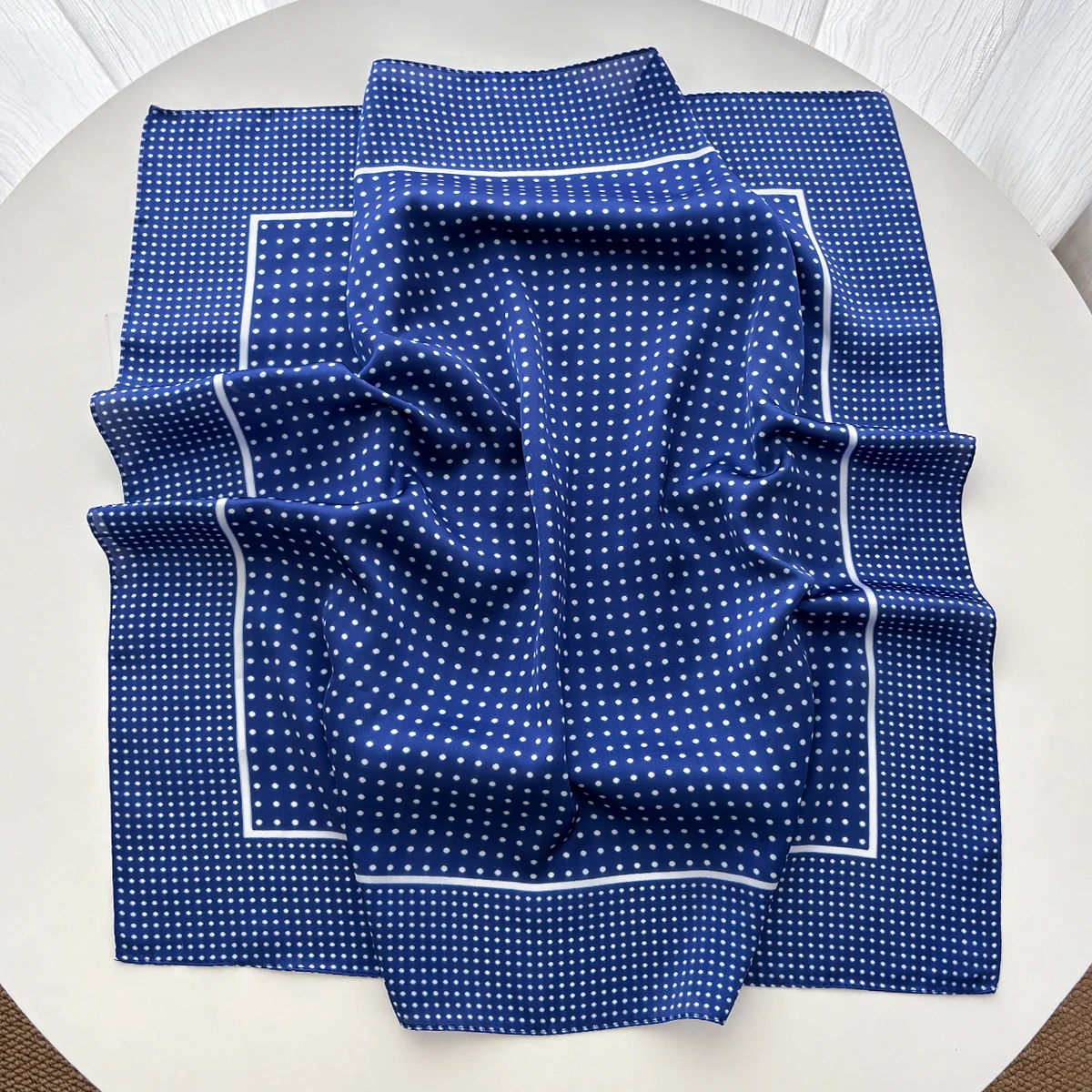 Women Elegant Soft Satin Squar - Silk Scarf Square recension och pris