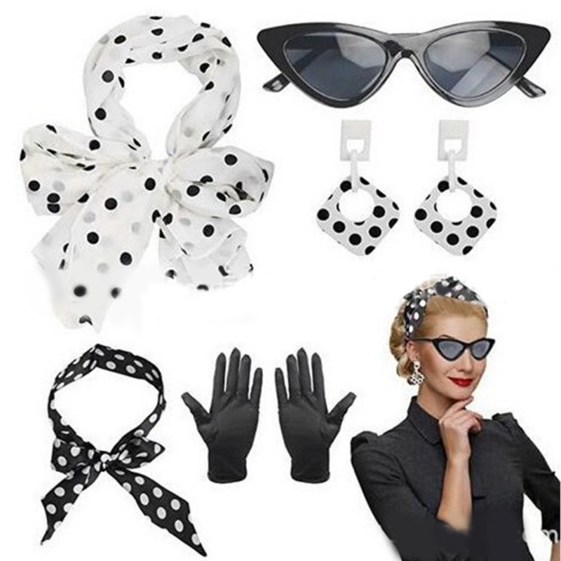 5 Pieces 1950s Women Costumes  - Women'S Accessories In The 1950S recension och pris