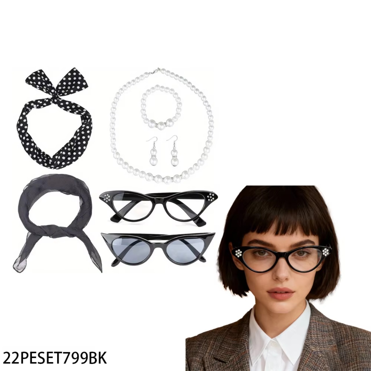 PESENAR 50's Women Costume Acc - Women'S Accessories In The 1950S recension och pris