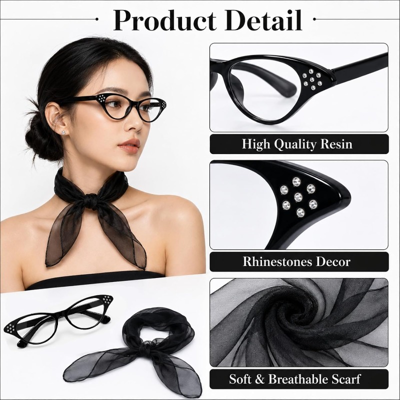 2PCS 50s Accessories for Women - Women'S Accessories In The 1950S recension och pris