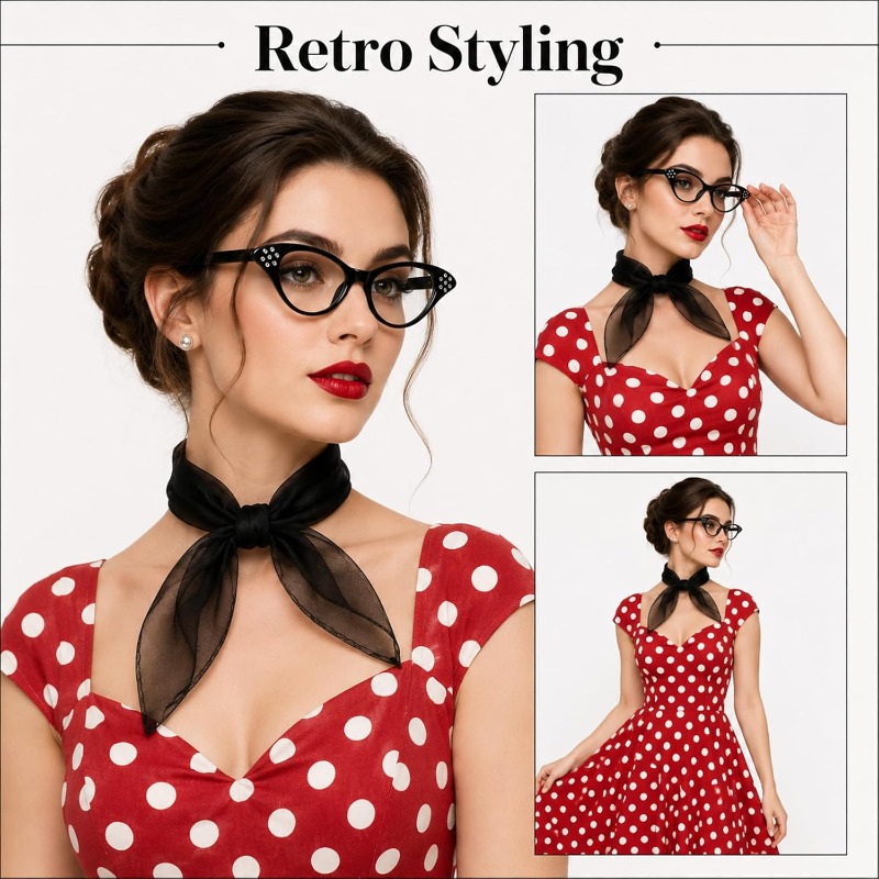 2PCS 50s Accessories for Women - Women'S Accessories In The 1950S recension och pris